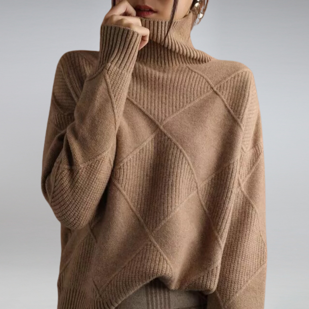 Adelle | Udoben pulover s turtleneckom